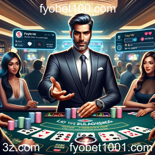 Experimente a Emoção do Dealer Ao Vivo no fyobet100.com